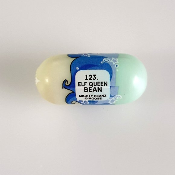 Mighty Beanz 123 Elf Queen Bean Glow 2003 Series 2 Moose With Playing Card - Picture 4 of 6